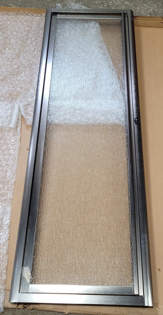 Used Replacement Shower Door with Hinged Frame - Young Farts RV Parts