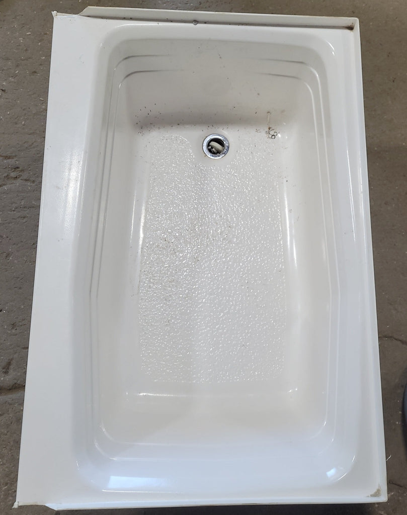 Used RV Bath Tub 36” x 24” Left Hand Drain - Young Farts RV Parts