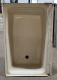Used RV Bath Tub 36” x 24” Left Hand Drain