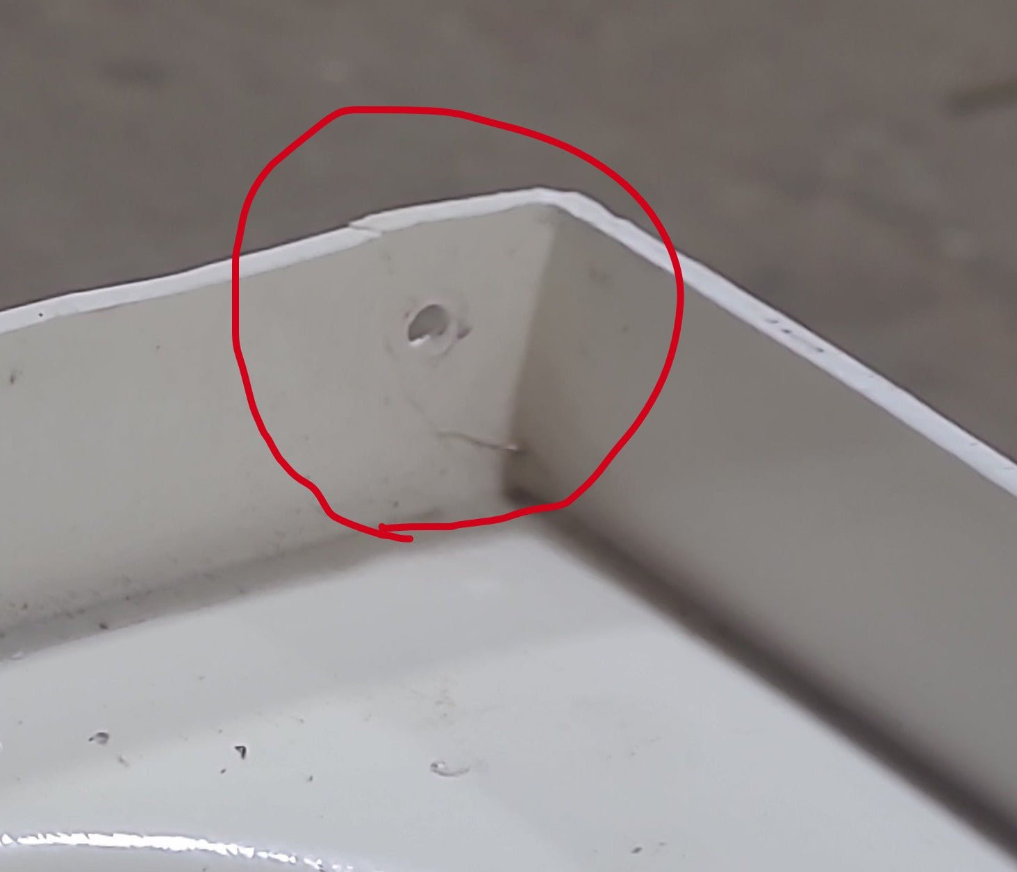 Used RV Bath Tub 36” x 24” Left Hand Drain - Young Farts RV Parts