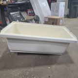 Used RV Bath Tub 40” x 24” Left Hand Drain