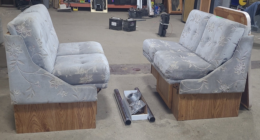 Used RV Dinette Set Complete With Table - With Jackknife style Sofas! - Young Farts RV Parts