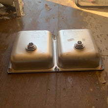 Load image into Gallery viewer, Used RV Double Kitchen Sink 27” w x 16” L - Young Farts RV Parts