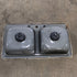 Used RV Double Kitchen Sink 33” W x 19” L - Young Farts RV Parts