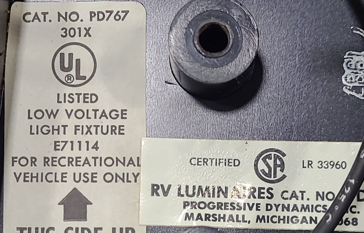 USED RV Interior Bullet/ Reading Light Fixture *SINGLE* RV Luminaire PD767 - Young Farts RV Parts