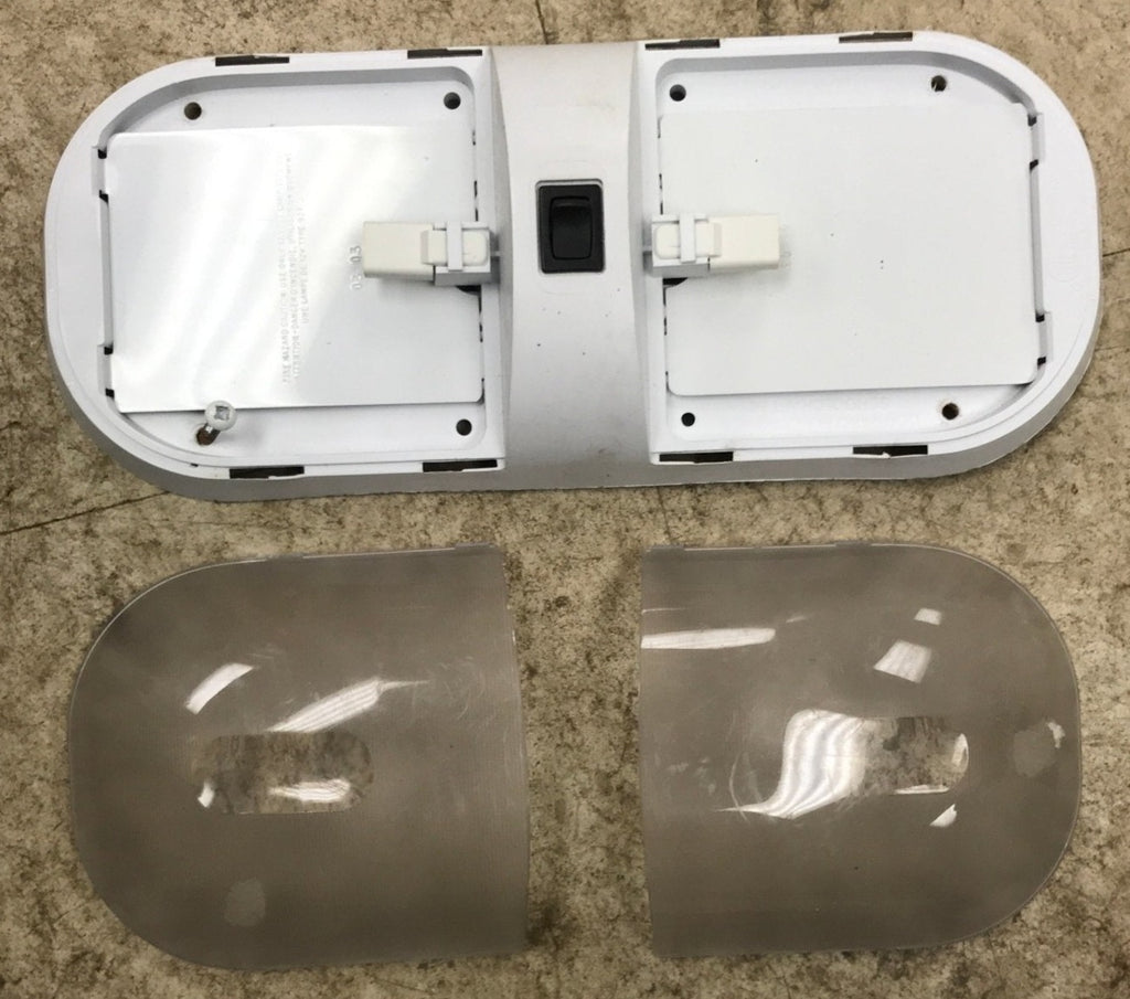 Used RV Interior Light Fixture *DOUBLE* UL3 - Young Farts RV Parts