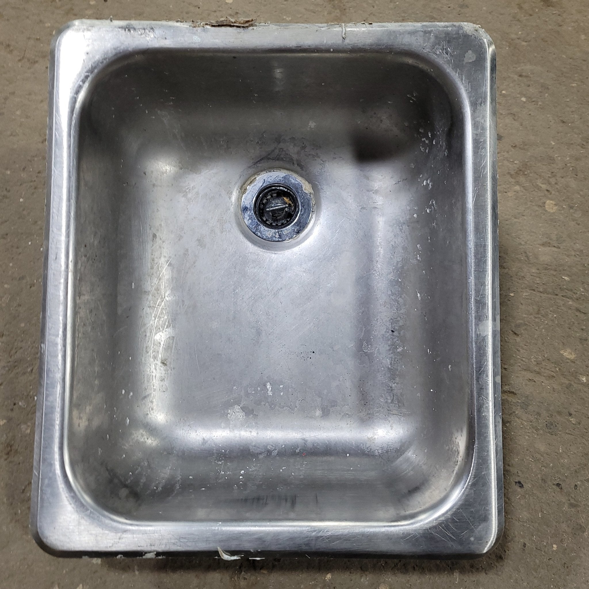 Used RV Kitchen Sink 13" W X 15 1/4” L - Young Farts RV Parts