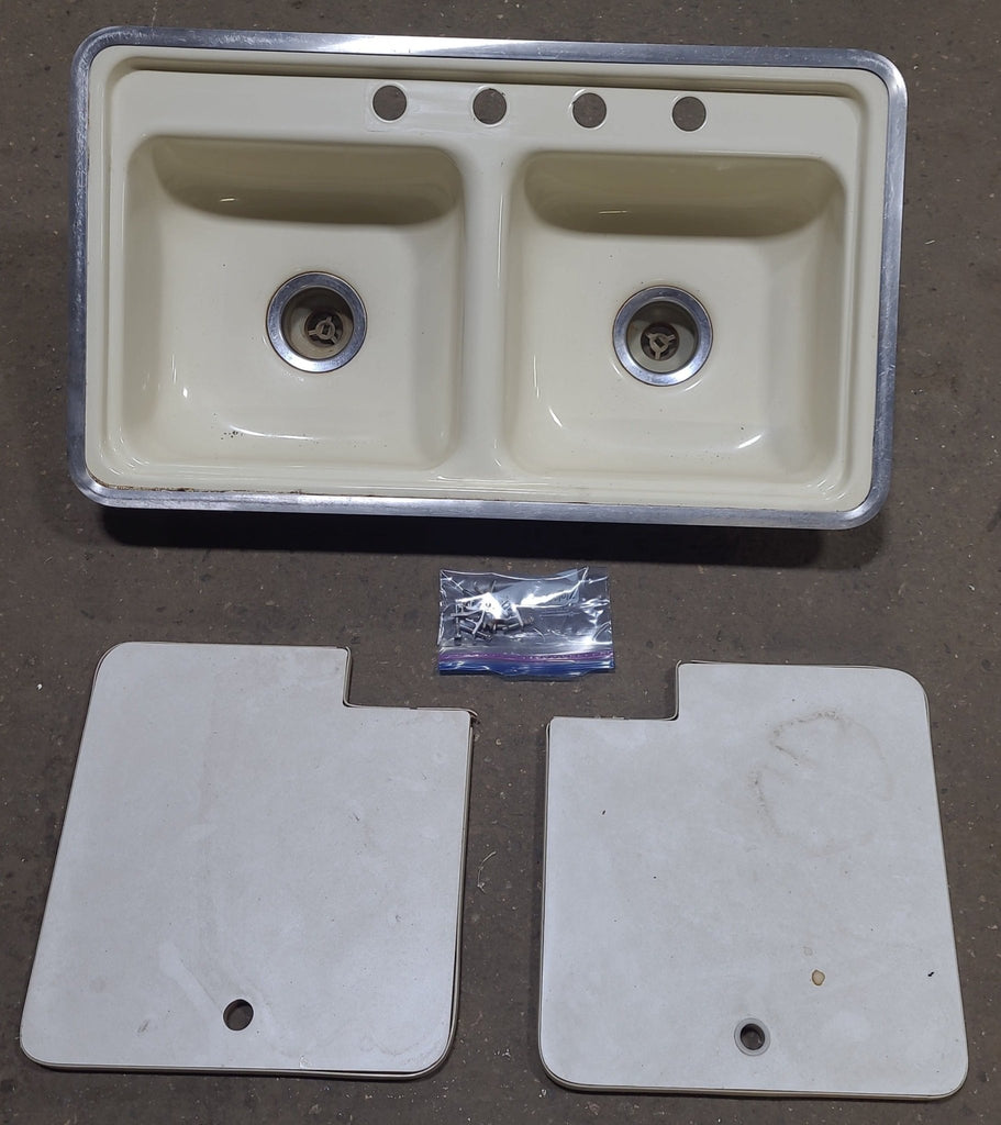 Used RV Kitchen Sink 32 7/8” W X 18 7/8” L X 6” D - Young Farts RV Parts