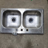 Used RV Kitchen Sink 33” W X 19” L