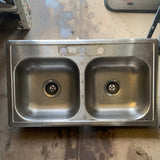 Used RV Kitchen Sink 33” W X 19” L