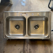 Load image into Gallery viewer, Used RV Kitchen Sink 33” W X 19” L - Young Farts RV Parts