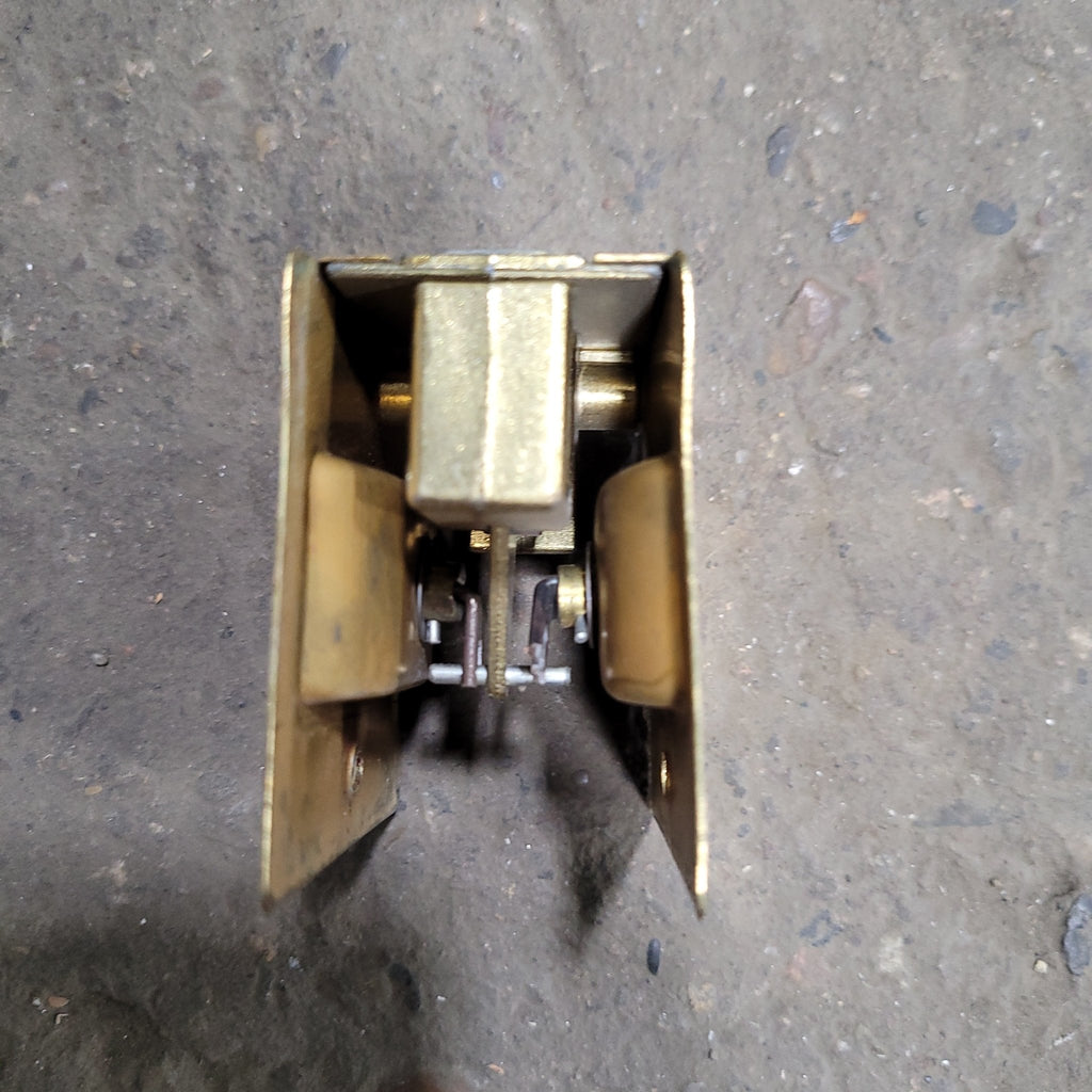 Used RV Pocket Door Brass Privacy Lock - Young Farts RV Parts