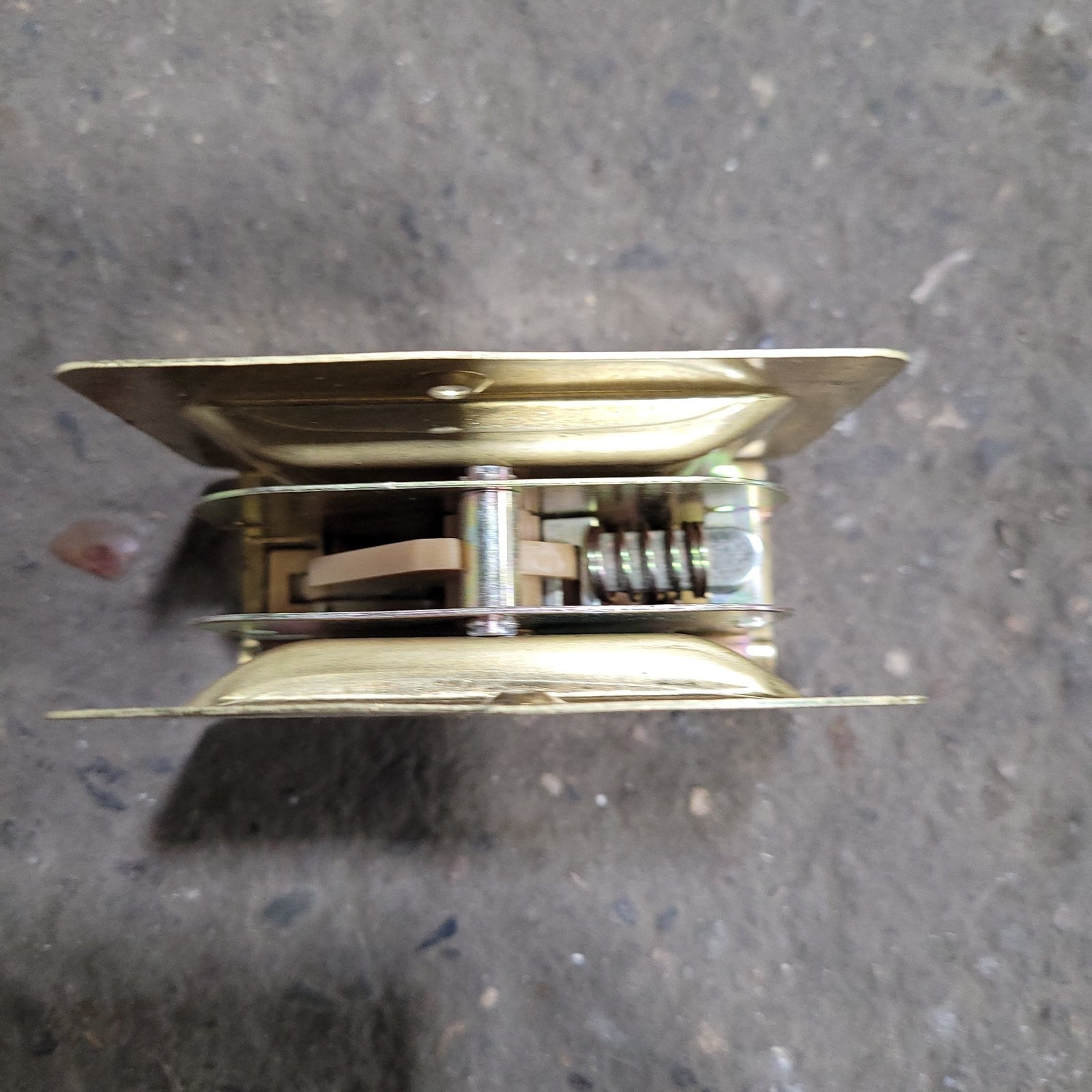 Used RV Pocket Door Brass Privacy Lock - Young Farts RV Parts