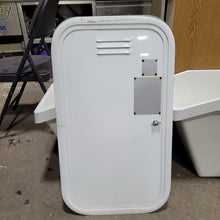 Load image into Gallery viewer, Used RV Radius Battery / Propane Cargo Door 15 3/4&quot; X 28 3/4&quot; X 1 1/4&quot;D - Young Farts RV Parts