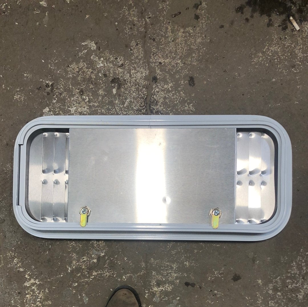 Used RV Radius Battery / Propane Cargo Door 25 3/4 x 10 3/4 - Young Farts RV Parts