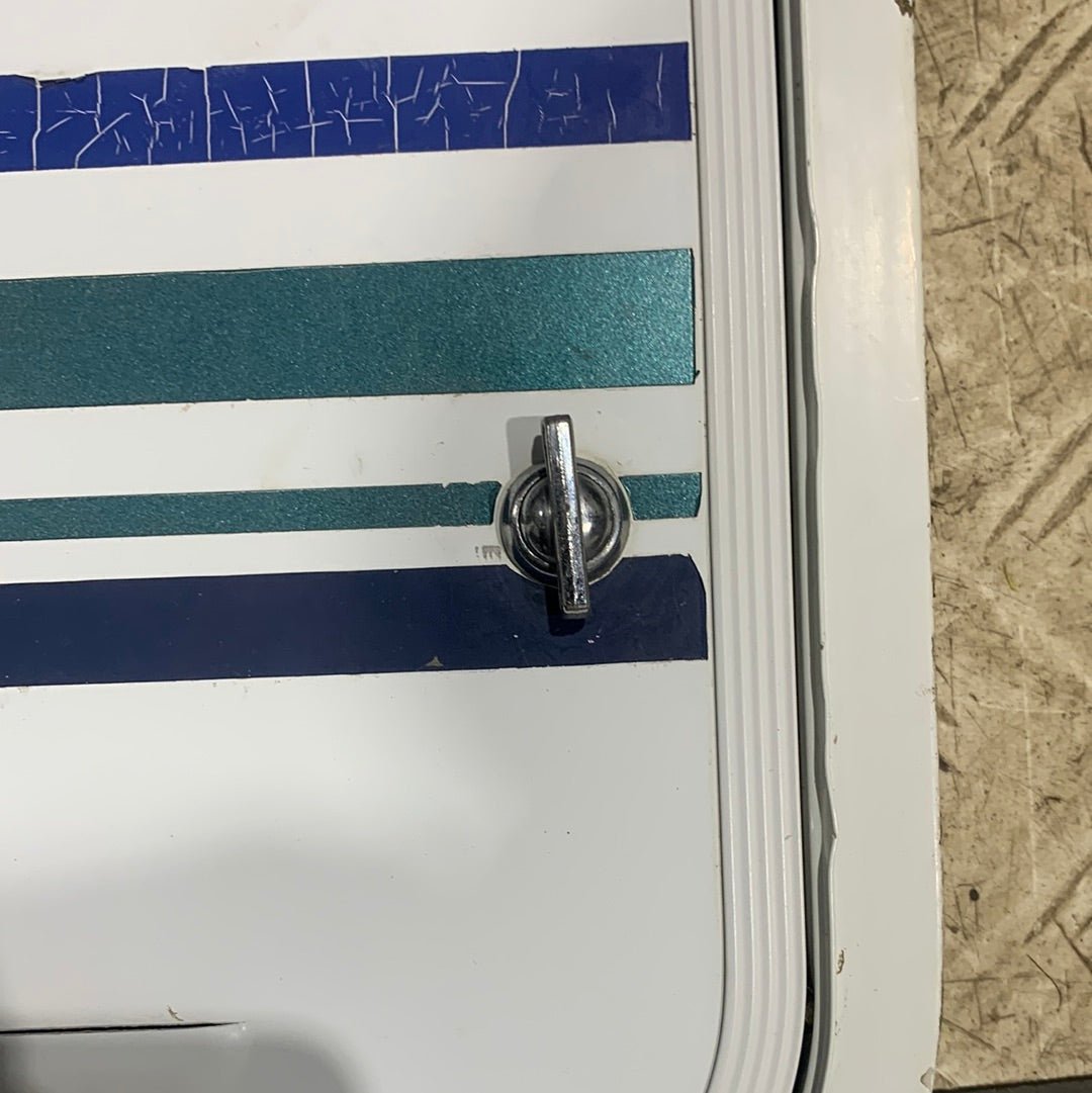 Used RV Radius Battery / Propane Cargo Door 29 3/4