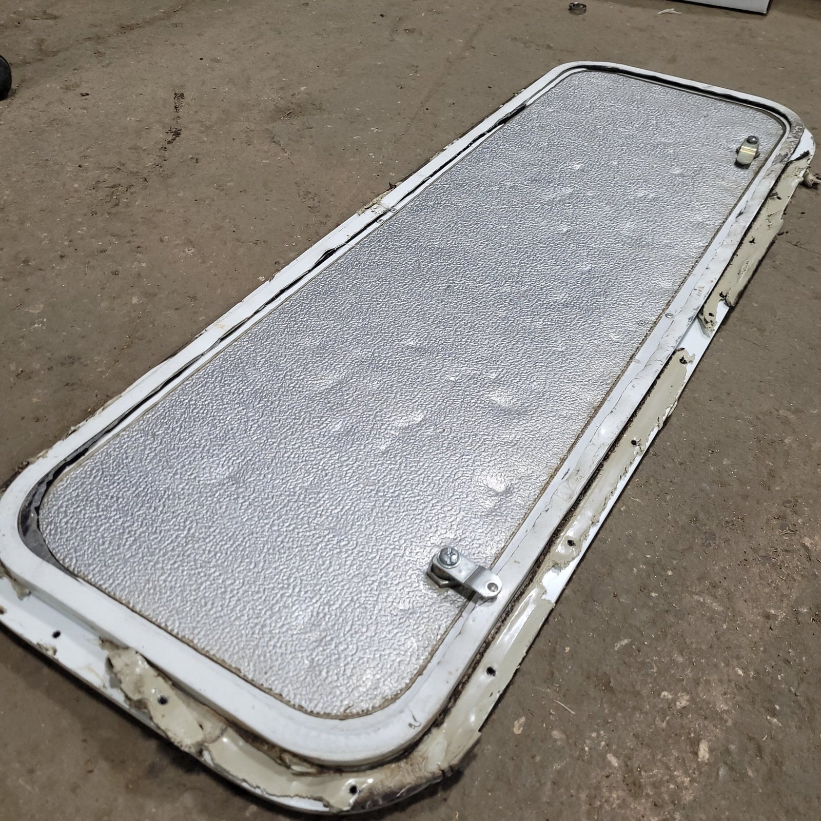 Used RV Radius Cargo / compartment Door 12