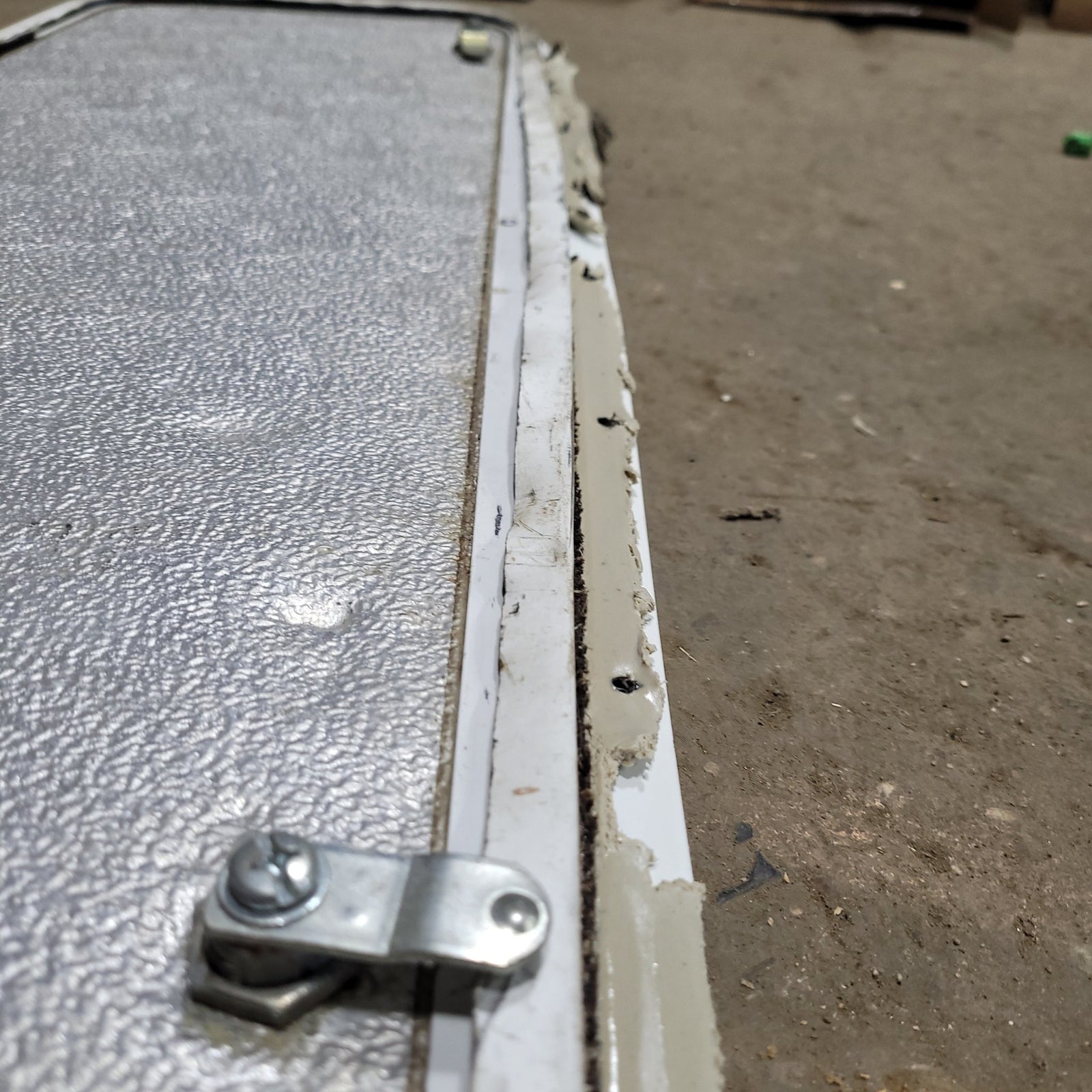 Used RV Radius Cargo / compartment Door 12