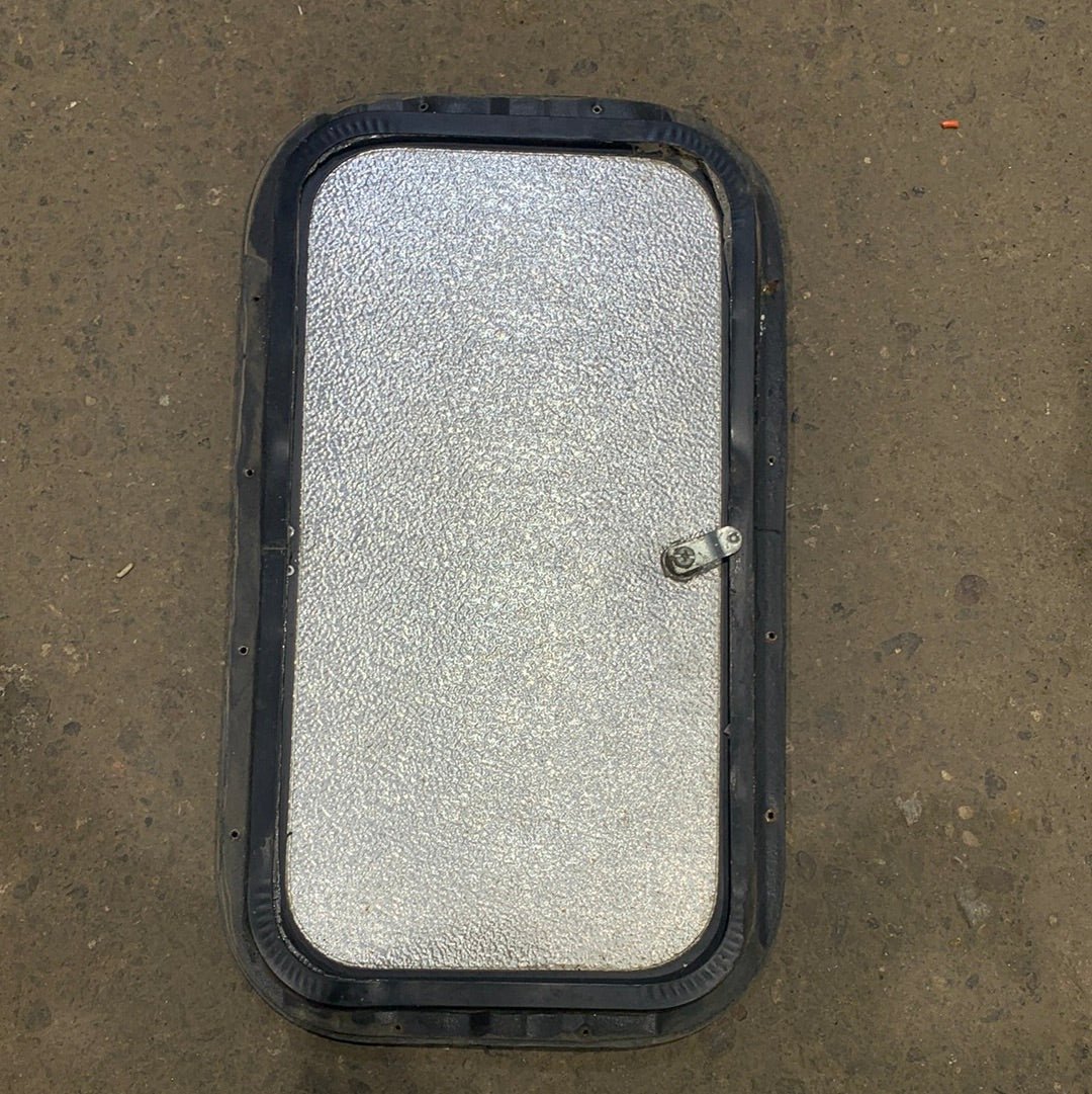 Used RV Radius Cargo / compartment Door 19 3/4 x 10 3/4 x 1/2