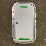 Used RV Radius Cargo / compartment Door 19 3/4  x 10 7/8