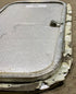 Used RV Radius Cargo / compartment Door 19 3/4 x 10 7/8" x 5/8" - Young Farts RV Parts