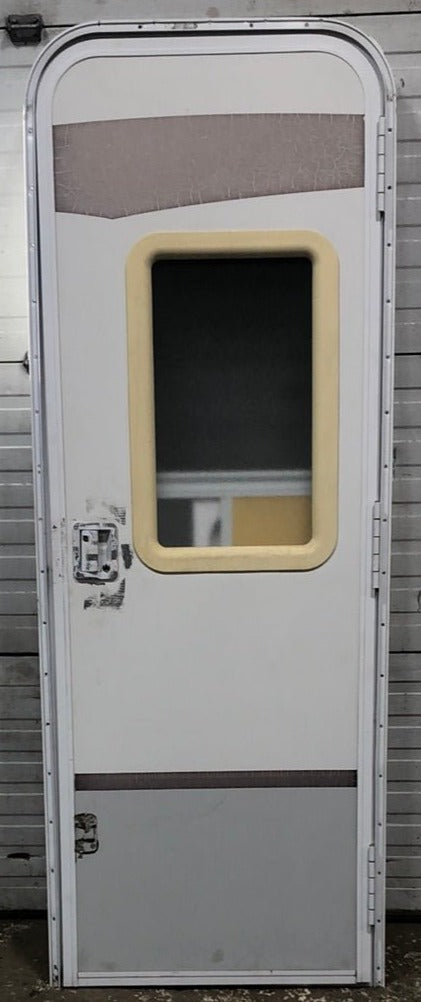 Used Rv Radius Entry Door 24 x 69 1/2 Amerimax - Young Farts RV Parts