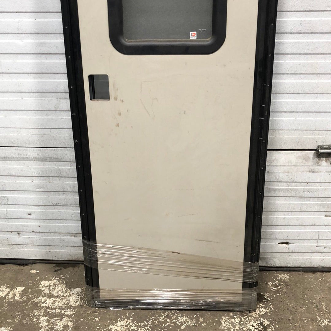 Used Rv Radius Entry Door 25 1/2 x 71 1/2 Coachmen 5050RC - Young Farts RV Parts