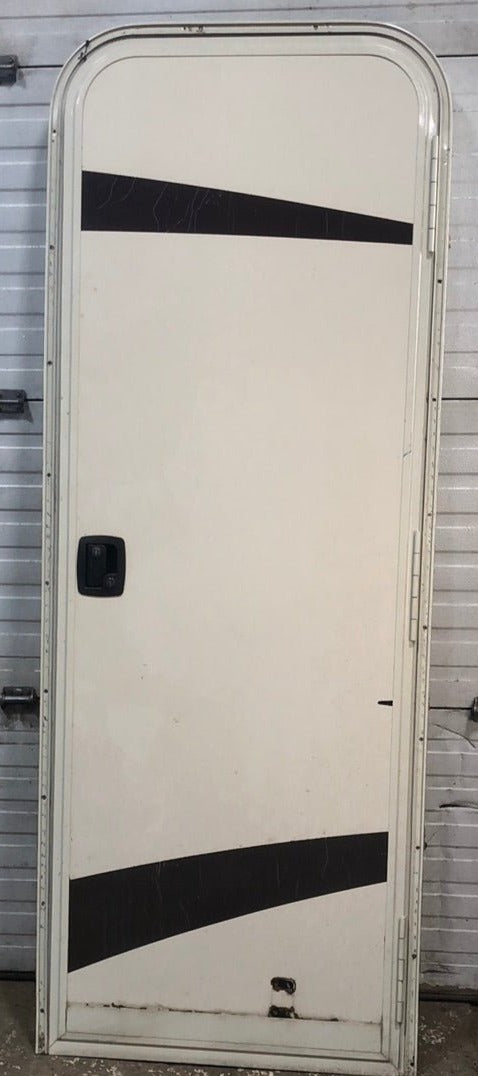 Used Rv Radius Entry Door 25 1/2 x 74 Challenger 975 - Young Farts RV Parts