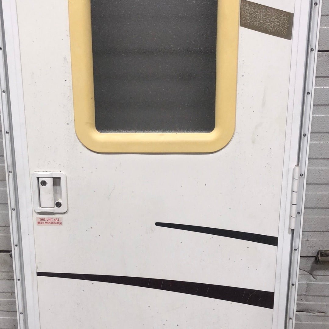 Used Rv Radius Entry Door 27 1/4 x 69 1/2 - Young Farts RV Parts