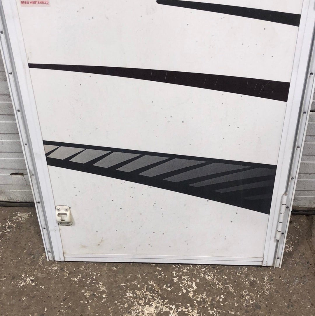 Used Rv Radius Entry Door 27 1/4 x 69 1/2 - Young Farts RV Parts