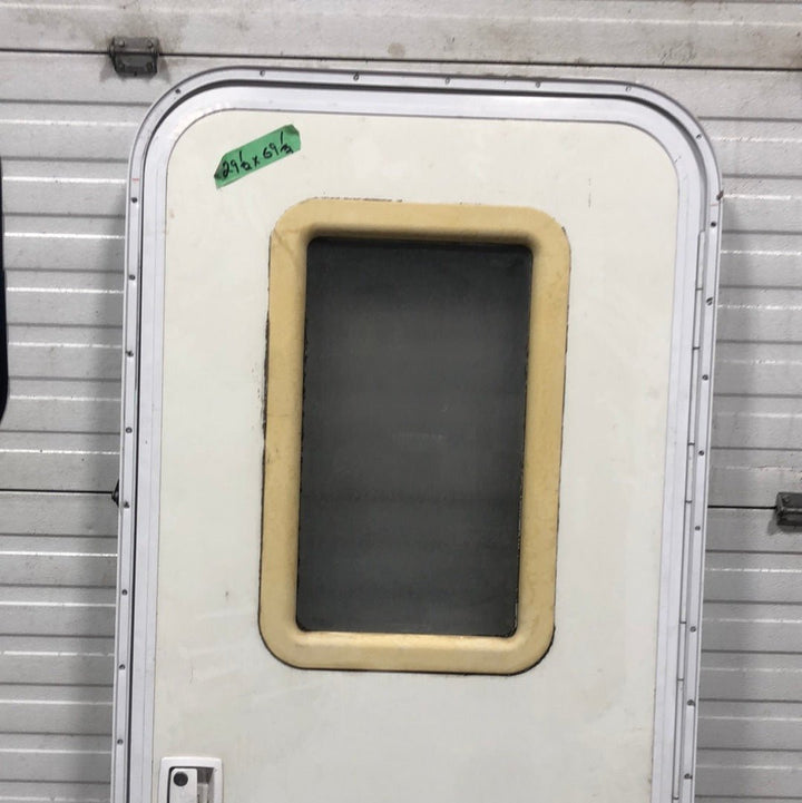 Used Rv Radius Entry Door 29 1/2 x 70 1/4 - Young Farts RV Parts