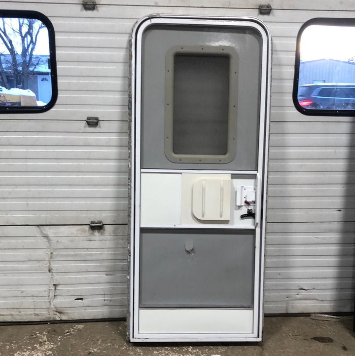 Used Rv Radius Entry Door 29 1/2 x 70 1/4 - Young Farts RV Parts