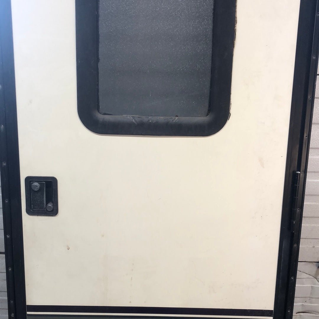 Used Rv Radius Entry Door 29 1/2 x 71 3/4 - Young Farts RV Parts