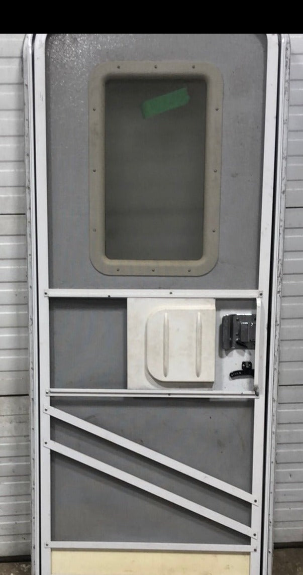 Used Rv Radius Entry Door 29 1/2 x 72 - Young Farts RV Parts