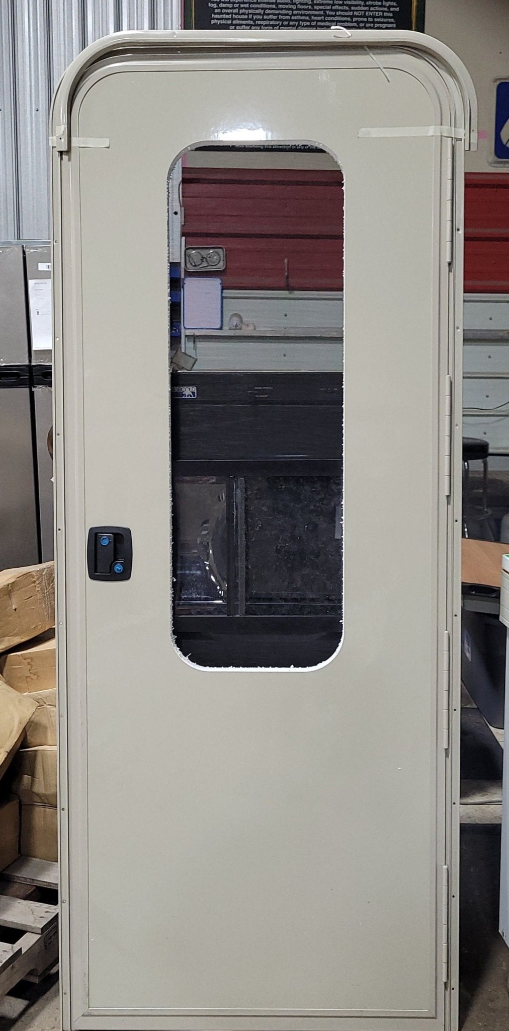 Used RV Radius Entry Door 29 3/4