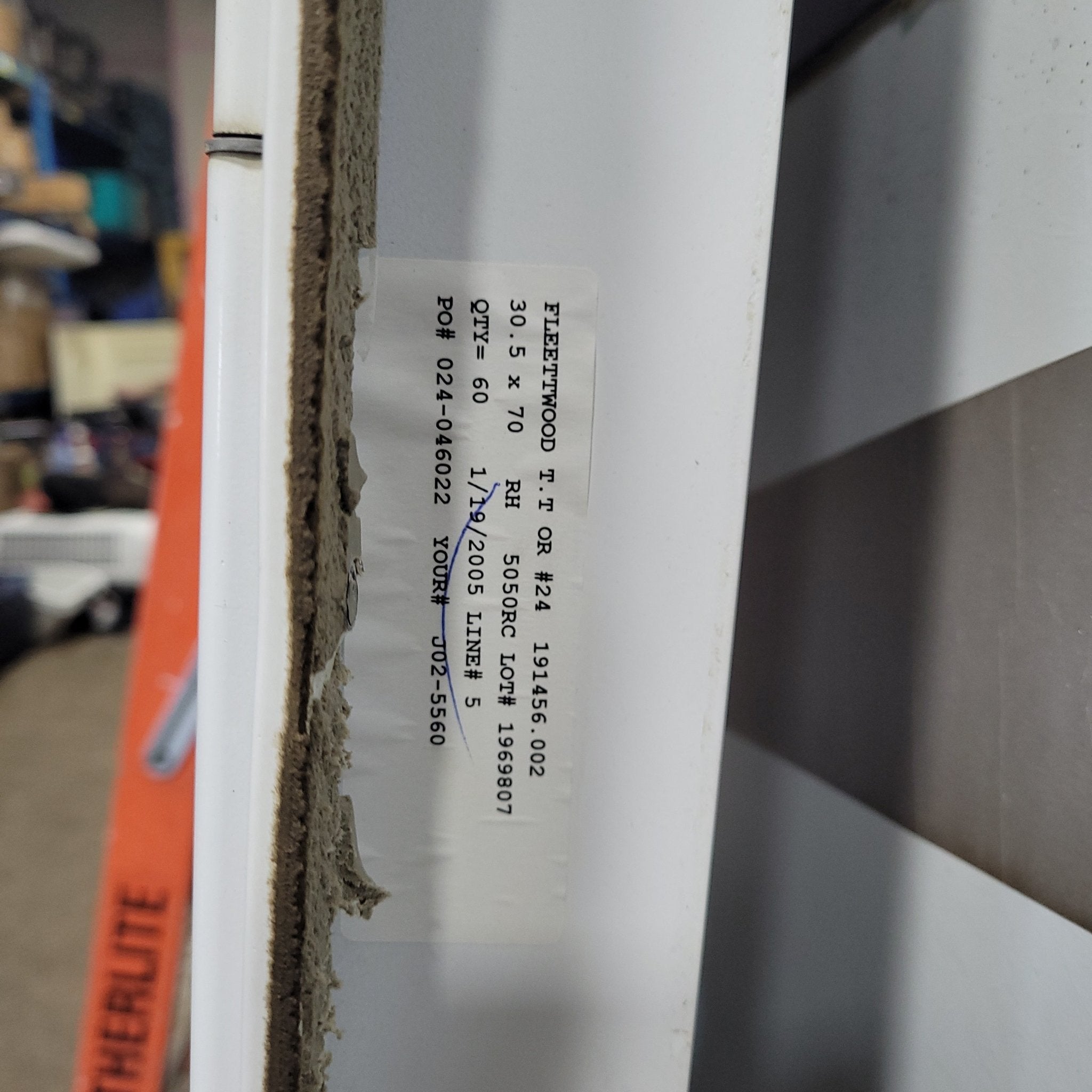 Used RV Radius Entry Door 30 1/2" X 70" - Young Farts RV Parts