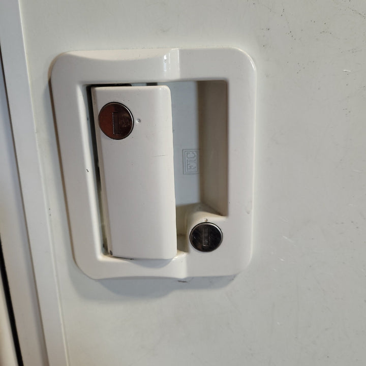 Used RV Radius Entry Door 30 1/2" X 70" - Young Farts RV Parts