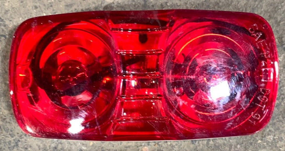 Used SAE P2 DOT 91 Replacement Lens for Marker Light | Red - Young Farts RV Parts