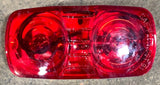 Used SAE P2 DOT 91 Replacement Lens for Marker Light -  Red