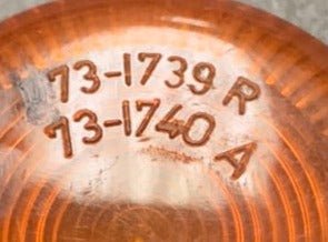Used SAE-PCP2-2 Replacement Lens for Marker Light | Amber - Young Farts RV Parts