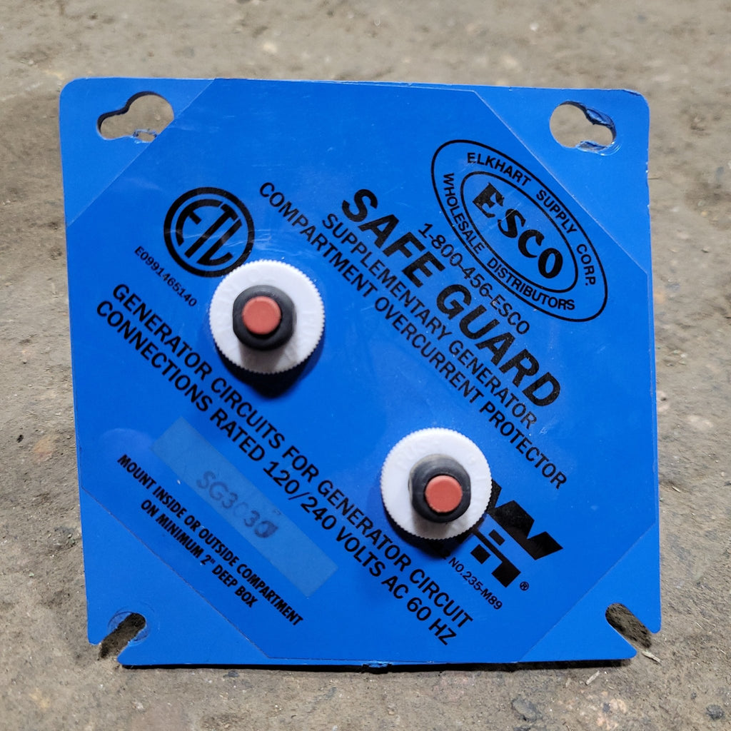 Used Safeguard W/2 30 Amp Breakers SG3030 - Young Farts RV Parts