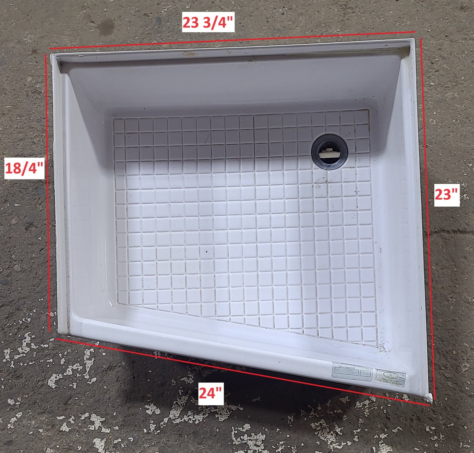 Used Shower Base - Young Farts RV Parts