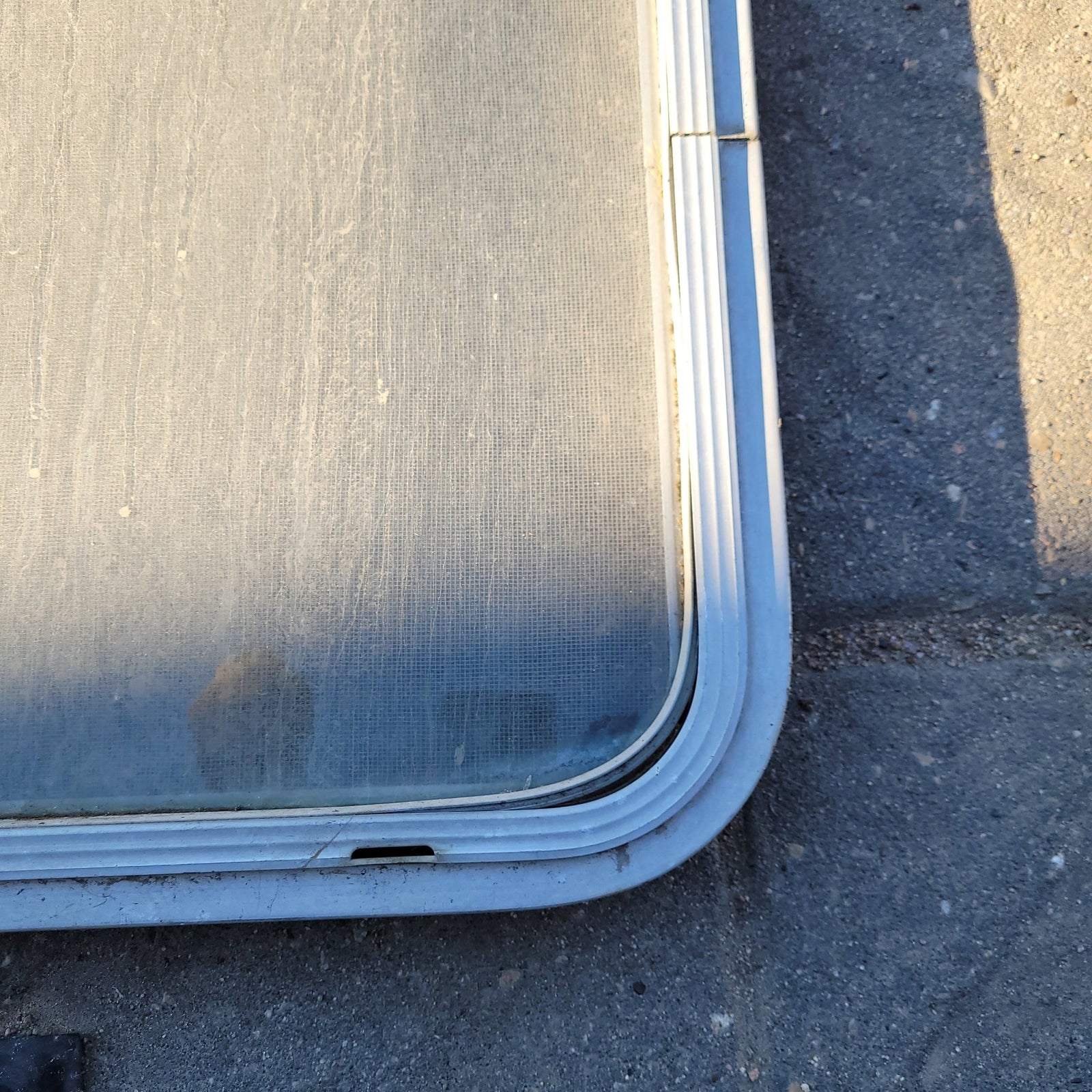 Used Silver Radius Opening Window : 39 1/4 X 18 1/2 X 2