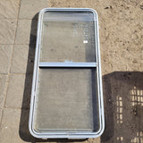 Used Silver Radius Opening Window : 41 X 22 X 2