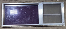 Load image into Gallery viewer, Used Silver Square Emergency Opening Window: 47 3/4&quot; W x 18&quot; H x 1 3/8&quot; D - Young Farts RV Parts