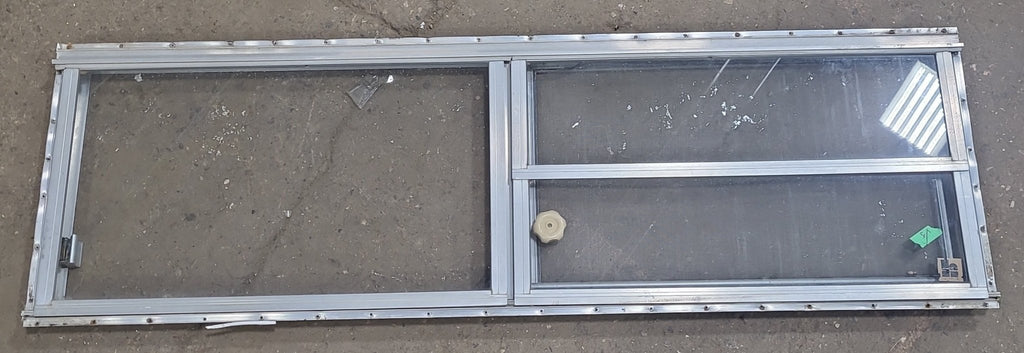 Used Silver Square Emergency Opening Window: 59 3/4" X 17 3/4" X 1 1/2" D - Young Farts RV Parts