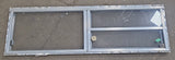 Used Silver Square Emergency Opening Window: 59 3/4