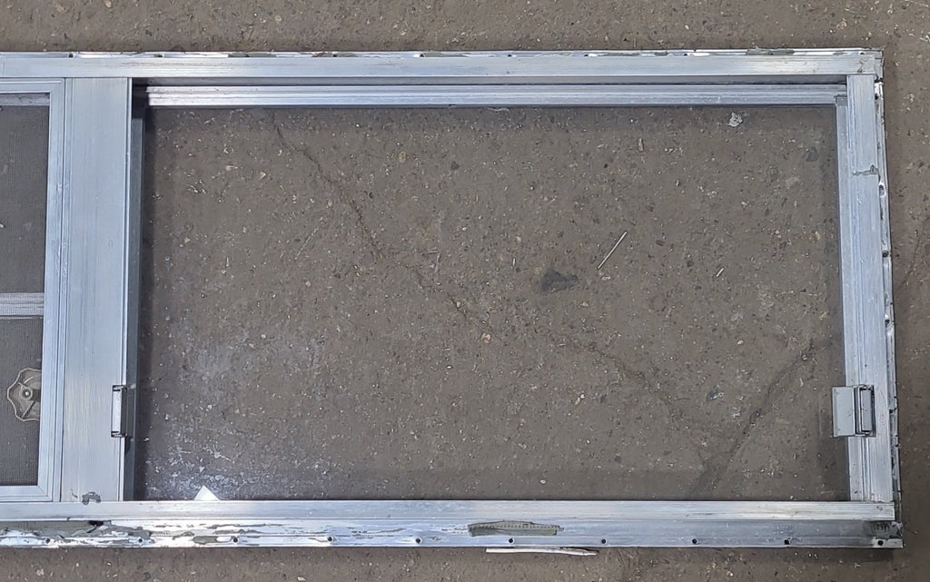 Used Silver Square Emergency Opening Window: 59 3/4" X 17 3/4" X 1 1/2" D - Young Farts RV Parts