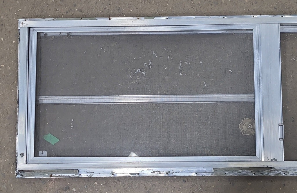 Used Silver Square Emergency Opening Window: 59 3/4" X 17 3/4" X 1 1/2" D - Young Farts RV Parts