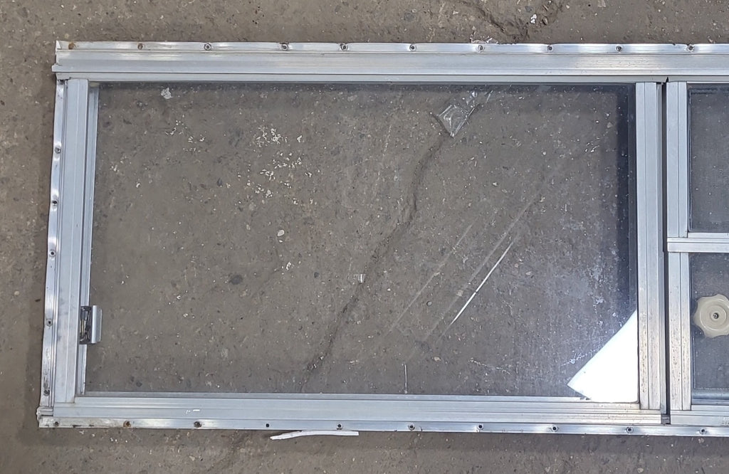 Used Silver Square Emergency Opening Window: 59 3/4" X 17 3/4" X 1 1/2" D - Young Farts RV Parts